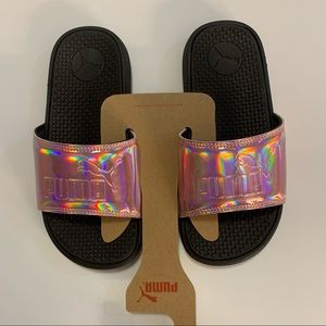 PUMA Unisex-Child Cool Cat Slide Sandal Size: 2C